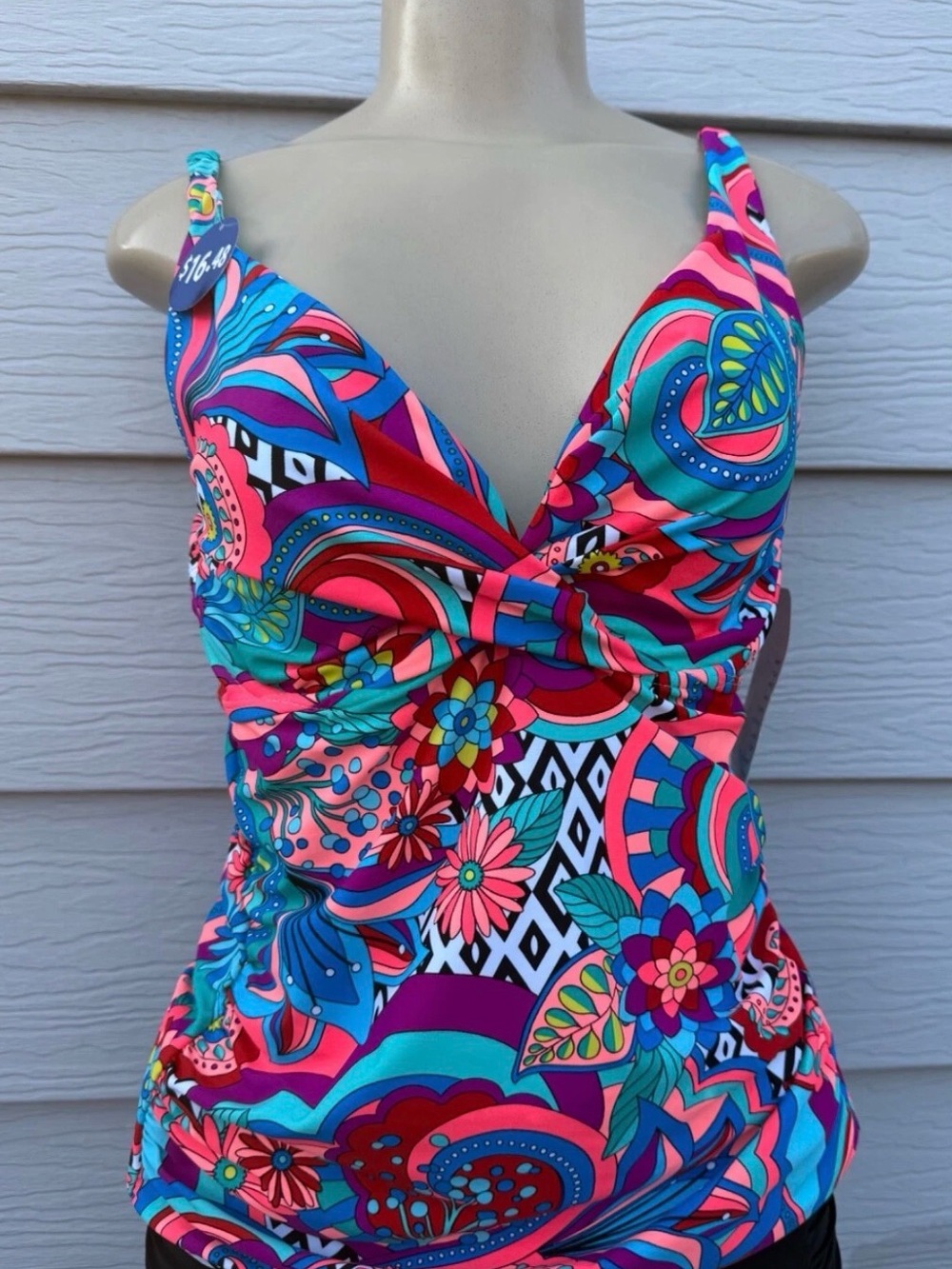 Catalina underwire support tummy minimizing tankini top